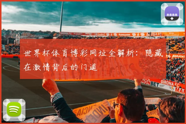 世界杯体育博彩网址全解析：隐藏在激情背后的门道